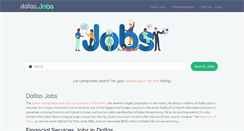 Desktop Screenshot of dallas.jobs