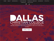 Tablet Screenshot of dallas.edu