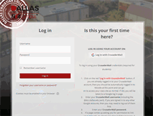 Tablet Screenshot of online.dallas.edu